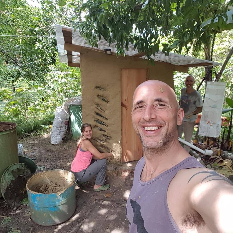 Selfie del equipo en Rancho Coa