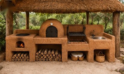 Cocina de barro para fincas y agroturismo Piro Barro